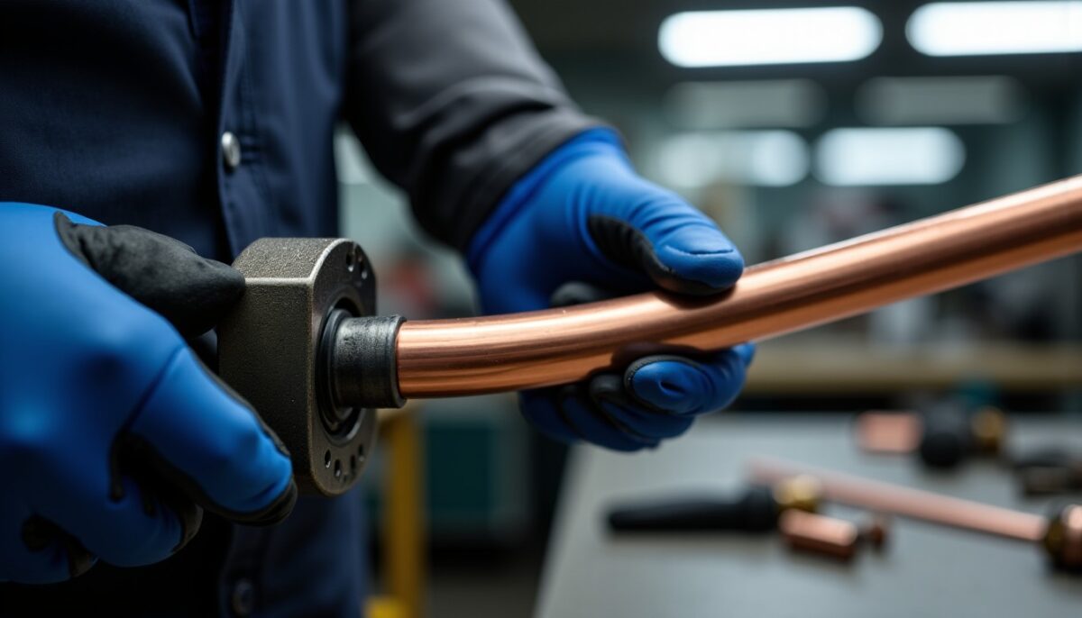 Techniques efficaces pour plier un tube en cuivre sans risque de déformation ni de fissure