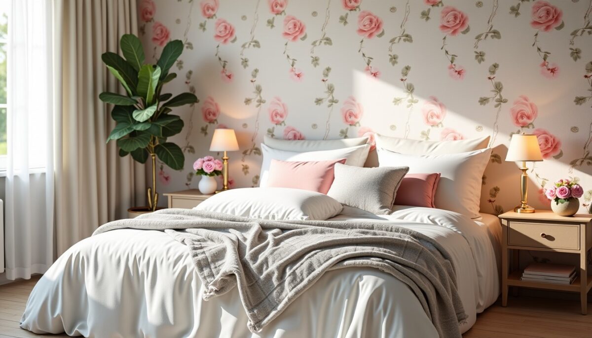 Comment choisir le papier peint idéal pour créer une chambre au charme romantique ?