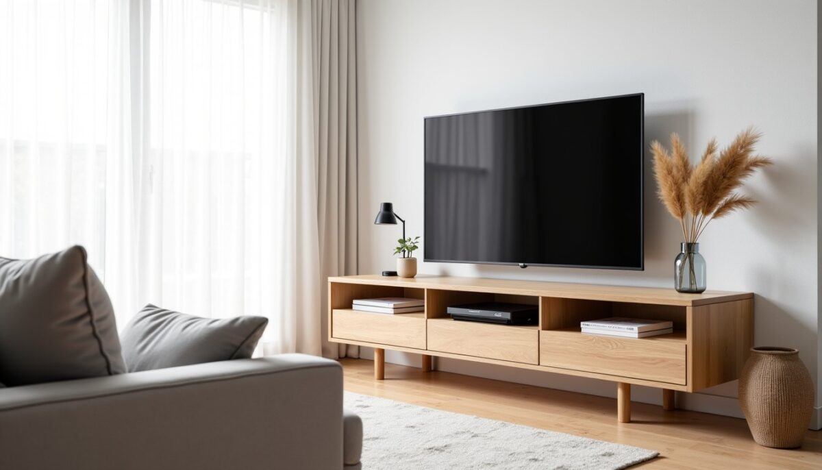 Guide pratique pour sélectionner le meuble télé parfait au design scandinave