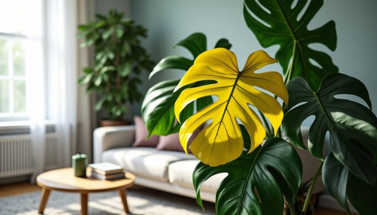 Les raisons surprenantes derrière le jaunissement des feuilles de votre Monstera