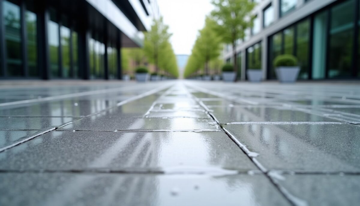 Béton balayé : une technique décorative pour un sol esthétique et antidérapant